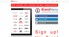 Desktop Screenshot of brandmemo.com