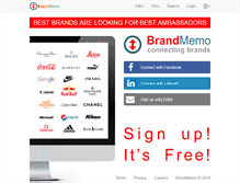 Tablet Screenshot of brandmemo.com